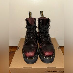 Preloved Dr Marten Jadon Arcadia (Cherry Red)